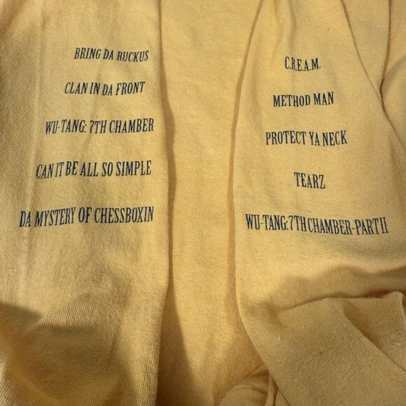 Wu-Tang Clan Graphic Logo Longsleeve T-Shirt - Picture 6 of 7